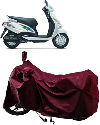 AutoFave Two Wheeler Cover for Suzuki(Swish 125, Maroon)