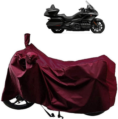 AutoFave Two Wheeler Cover for Honda(Gold Wing, Maroon)