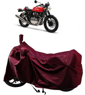 AutoFave Two Wheeler Cover for Royal Enfield(Continental GT 650, Maroon)
