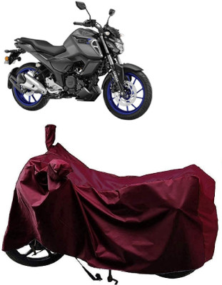 AutoFave Two Wheeler Cover for Yamaha(FZ S V3, Maroon)