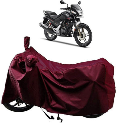 AutoFave Two Wheeler Cover for Honda(CBZ, Maroon)