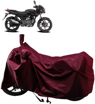 AutoFave Two Wheeler Cover for Bajaj(Pulsar 125 Neon BS6, Maroon)