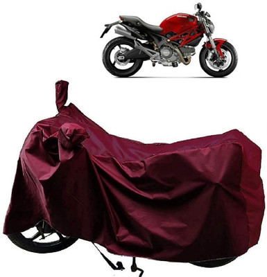 AutoFave Two Wheeler Cover for Ducati(Monster 795, Maroon)