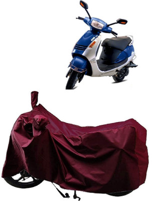 ANTOFY Two Wheeler Cover for Kinetic(Nova EX, Maroon)