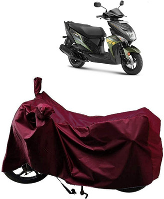 AutoFave Two Wheeler Cover for Yamaha(Cygnus Ray ZR, Maroon)