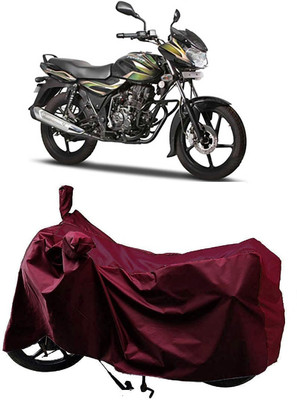AutoKick Two Wheeler Cover for Bajaj(Discover 100 DTS-i, Maroon)