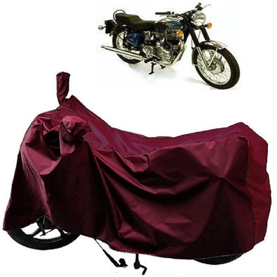 Autoprime Two Wheeler Cover for Royal Enfield(Machismo 500, Maroon)