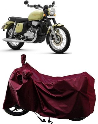 AutoKick Two Wheeler Cover for JAWA(42, Maroon)