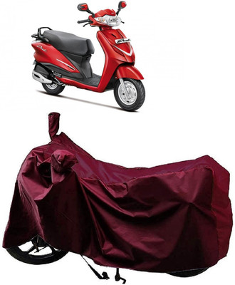 ANTOFY Two Wheeler Cover for Hero(Duet LX 110CC, Maroon)