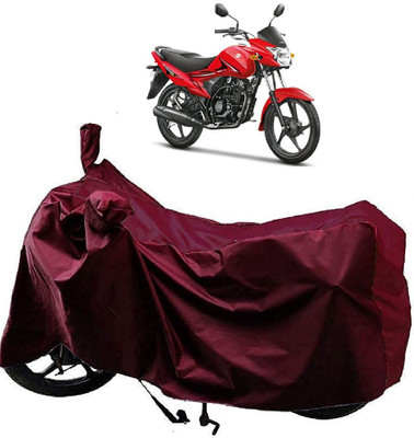 ANTOFY Two Wheeler Cover for Suzuki(Hayate EP, Maroon)