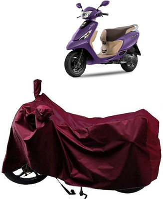 Autoprime Two Wheeler Cover for TVS(Scooty Zest 110, Maroon)