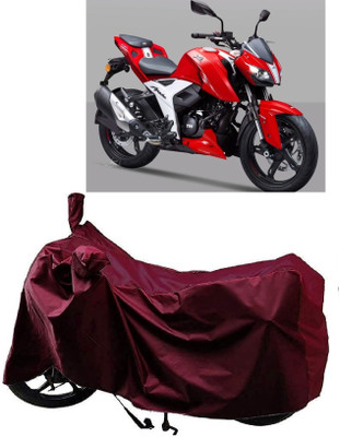 Autoprime Two Wheeler Cover for TVS(Apache RTR 310, Maroon)