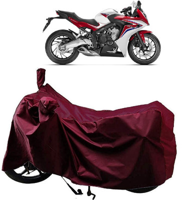ANTOFY Two Wheeler Cover for Honda(CBR 650F, Maroon)