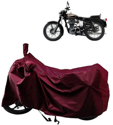 AutoFave Two Wheeler Cover for Royal Enfield(Bullet 350 Twinspark, Maroon)