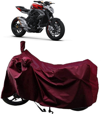 AutoKick Two Wheeler Cover for MV Agusta(Brutale, Maroon)