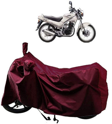 AutoFave Two Wheeler Cover for Kinetic(GF 170, Maroon)