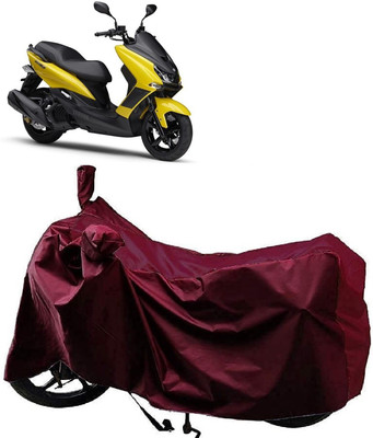 AutoFave Two Wheeler Cover for Yamaha(Majesty S 155 maxi, Maroon)