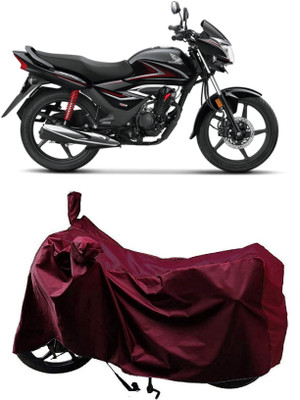 ANTOFY Two Wheeler Cover for Honda(CB Shine, Maroon)