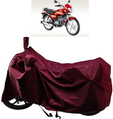 Autoprime Two Wheeler Cover for Hero(MotoCorp HF Deluxe, Maroon)