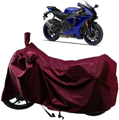 AutoFave Two Wheeler Cover for Yamaha(YZF, Maroon)