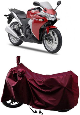 AutoFave Two Wheeler Cover for Honda(CBR 250R, Maroon)