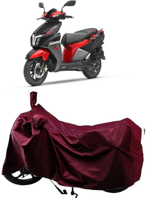 AutoFave Two Wheeler Cover for TVS(Ntorq 125, Maroon)