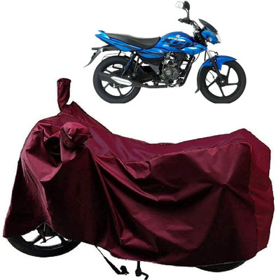AutoFave Two Wheeler Cover for Bajaj(XCD 125cc, Maroon)