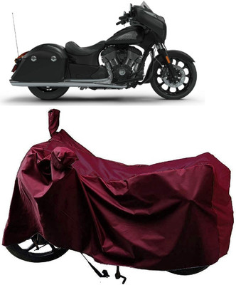 Autoprime Two Wheeler Cover for Indian(Chief Dark Horse, Maroon)