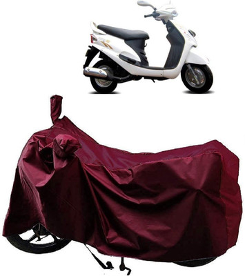 Autoprime Two Wheeler Cover for Mahindra(Rodeo UZO, Maroon)
