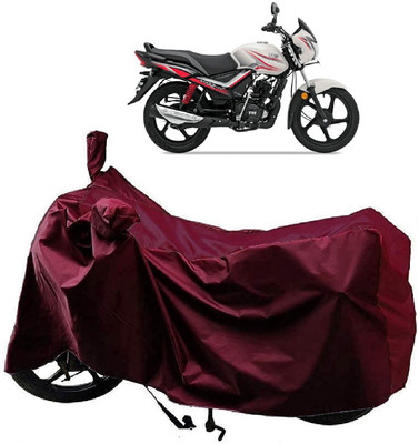 AutoKick Two Wheeler Cover for TVS(Star City, Maroon)