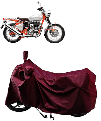 Autoprime Two Wheeler Cover for Royal Enfield(Bullet Trials 500, Maroon)