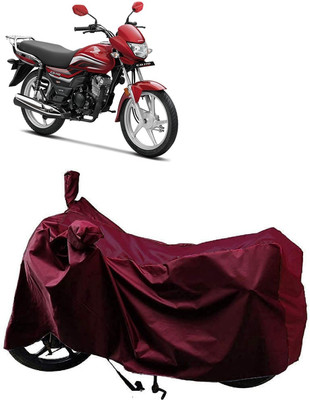 Autoprime Two Wheeler Cover for Honda(CD 110 Dream, Maroon)