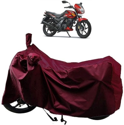 AutoKick Two Wheeler Cover for TVS(Flame SR125, Maroon)