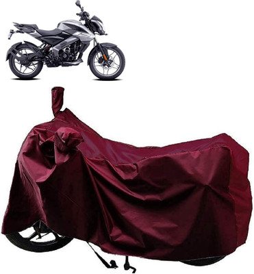 Autoprime Two Wheeler Cover for Bajaj(Pulsar NS125, Maroon)