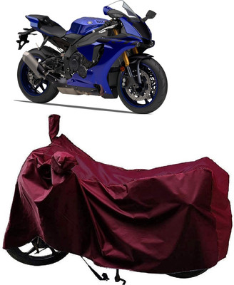 Autoprime Two Wheeler Cover for Yamaha(YZF R1, Maroon)