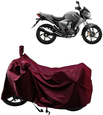 AutoFave Two Wheeler Cover for Honda(Dazzler, Maroon)