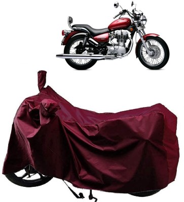 AutoKick Two Wheeler Cover for Royal Enfield(Twin spark, Maroon)