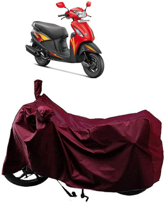 AutoFave Two Wheeler Cover for Hero(Pleasure, Maroon)