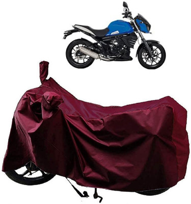 AutoFave Two Wheeler Cover for Mahindra(Mojo UT 300, Maroon)