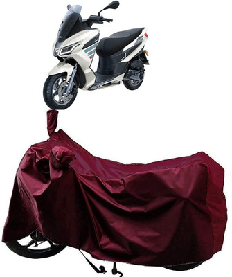 AutoFave Two Wheeler Cover for Aprilia(SXR 160, Maroon)