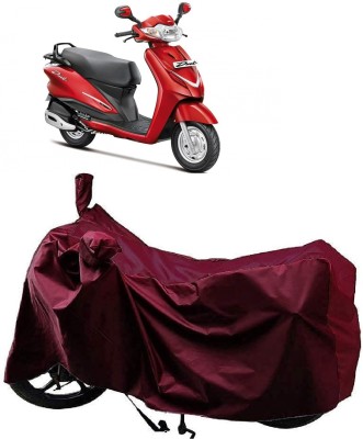 ANTOFY Two Wheeler Cover for Hero(Duet 125CC, Maroon)