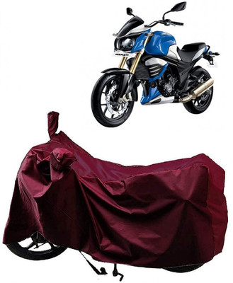 AutoFave Two Wheeler Cover for Mahindra(MOJO XT 300, Maroon)