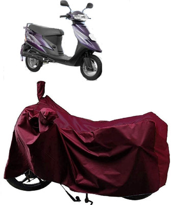 AutoFave Two Wheeler Cover for TVS(Teenz, Maroon)