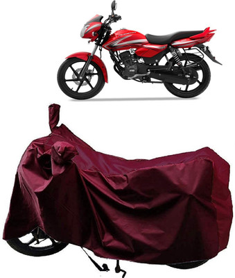 ANTOFY Two Wheeler Cover for TVS(Phoenix, Maroon)