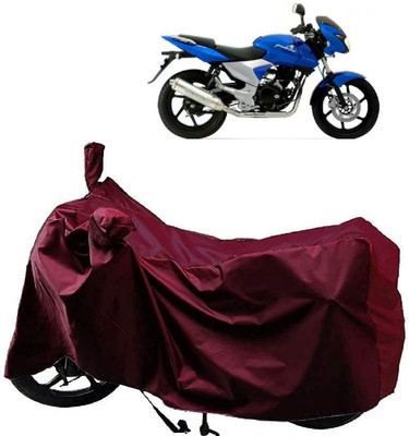 ANTOFY Two Wheeler Cover for Bajaj(Pulsar 200 NS DTS-i, Maroon)