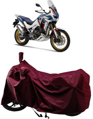 AutoFave Two Wheeler Cover for Honda(Africa Twin, Maroon)