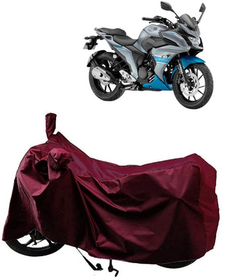 AutoFave Two Wheeler Cover for Yamaha(Fazer 25, Maroon)
