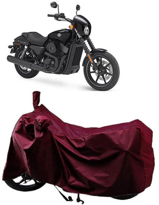 ANTOFY Two Wheeler Cover for Harley Davidson(Street 750, Maroon)