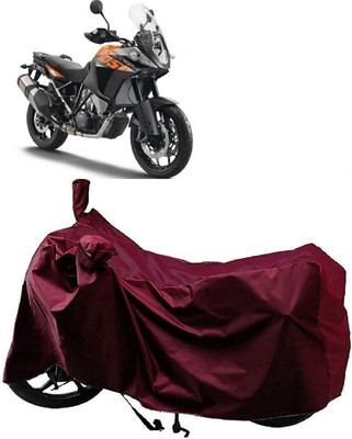 AutoFave Two Wheeler Cover for KTM(1050 Adventure BS6, Maroon)