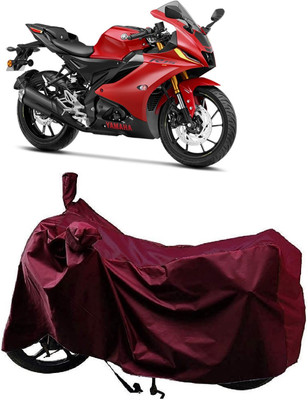 ANTOFY Two Wheeler Cover for Yamaha(YZF R15, Maroon)